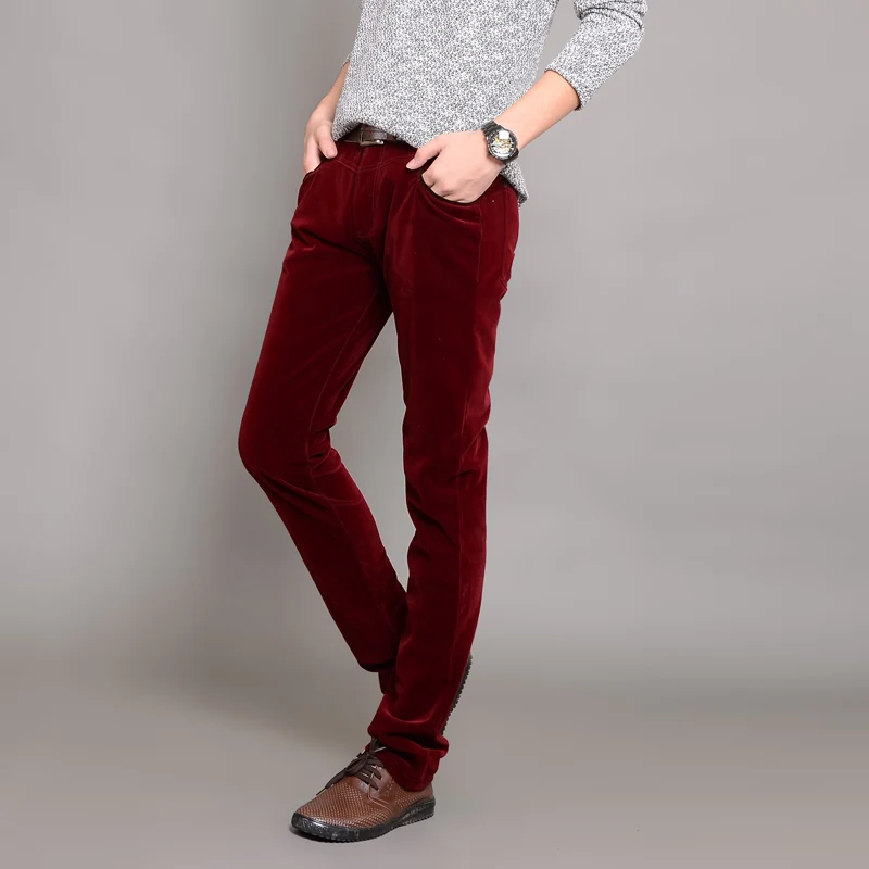Quality Pleuche Corduroy MEN's clothing pants trousers male version of ...