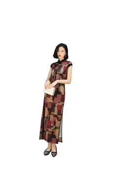 

Shanghai Story Long Qipao Dress Fashion Cheongsam Oriental Style Dress For Woman Ladies Chinese Dress