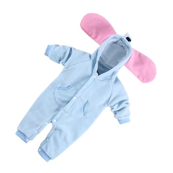

HOT SALE Baby Animal Costume Hooded romper suit colors:blue Size:95cm