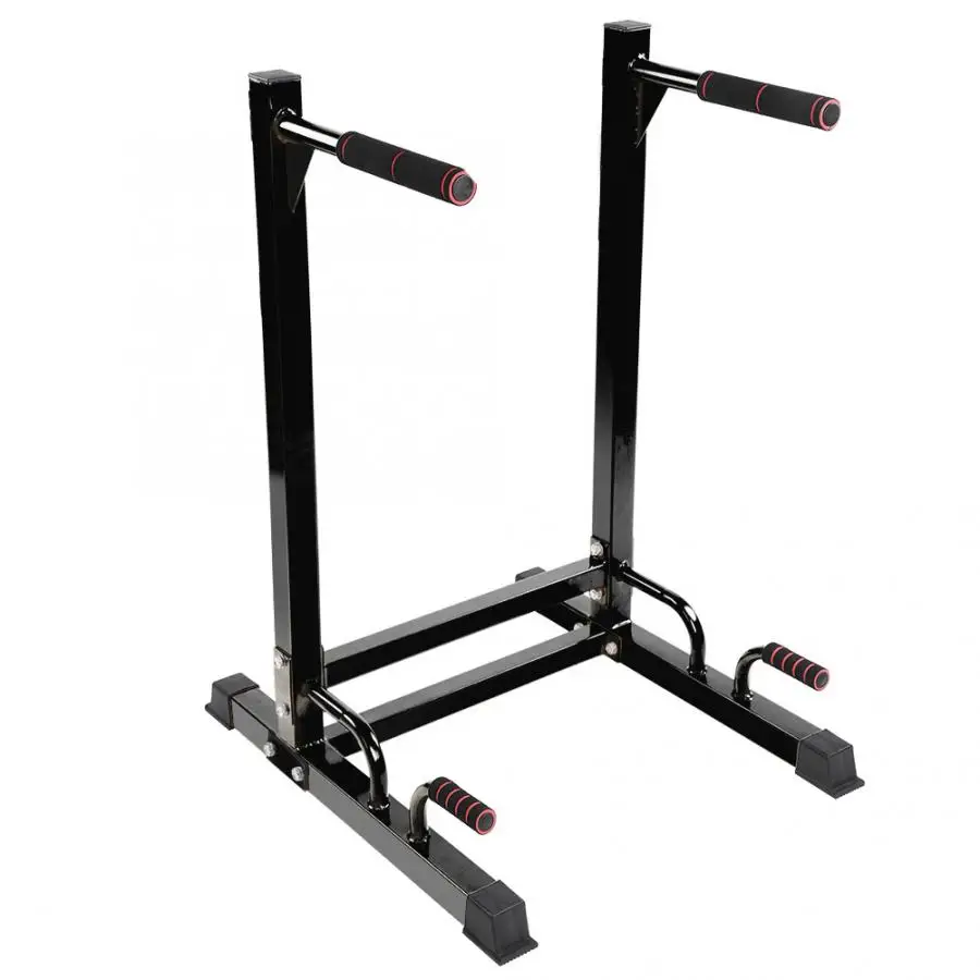

Indoor Home Fitness Dip Dipping Knee Durable Steel Dip Dipping Knee Raise Station Stand Gym Fitness Exercise Equpment