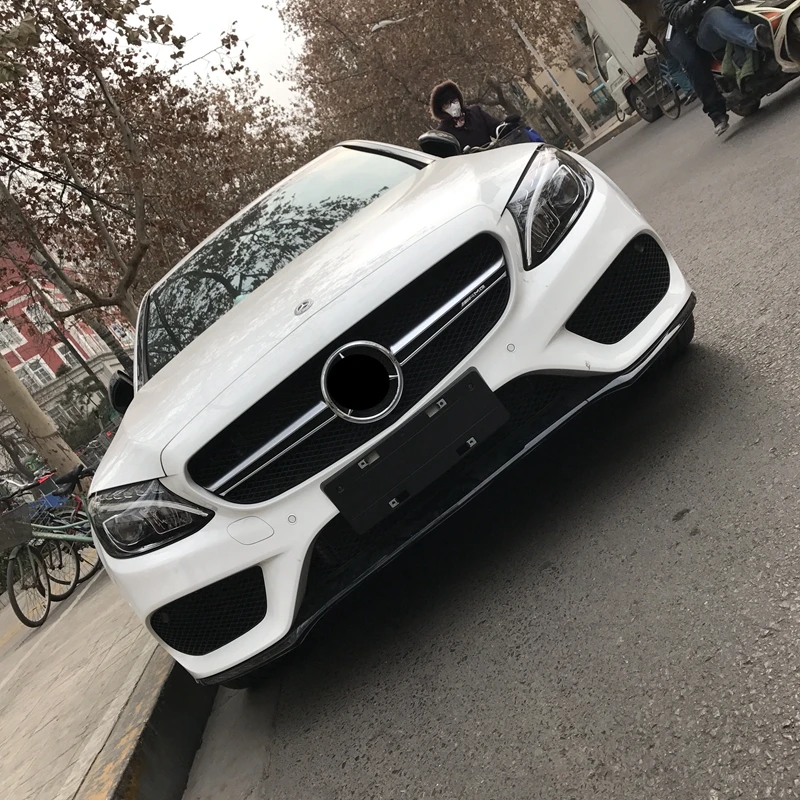 W205 ABS AMG СТИЛЬ передняя сетка гоночный гриль решетка для Mercedes Benz Новый c класс C180 C200