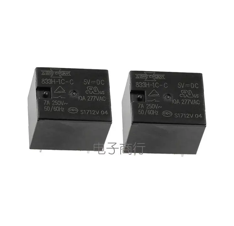 

10pcs/lot 833H-1C-C-5VDC 833H-1C-C-12VDC 833H-1C-C-24VDC