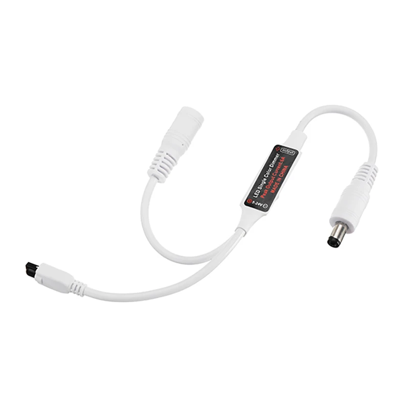 CLAITE usb-проводом, 6 кнопок, светодиодный мини-пульт дистанционного управления Инфракрасный диммер DC5V-24V 6A для 5050 3528 3014 5630 один Цвет Светодиодные ленты света