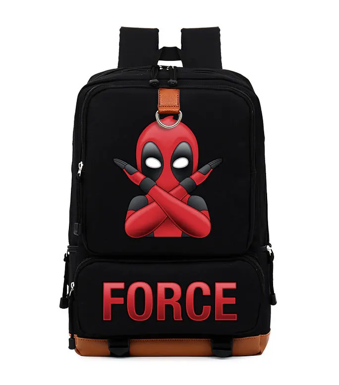 

Fashion deadpool xforce cool dead pool Women Men Leisure bag Girls Boys Universe Space School Bags Bookbag Shoulder Bag backpack