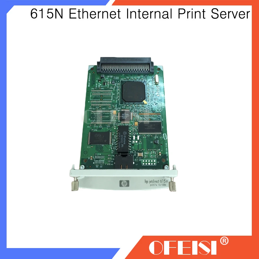 

Original new JetDirect 615N J6057A 10/100tx Ethernet Internal Print Server Network Card for hp printer DesignJet Plotter Printer