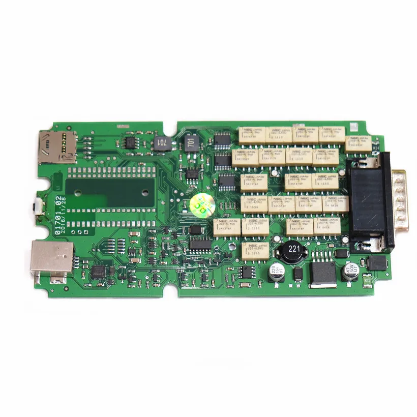 A++ качество OBDIICAT TCS PRO зеленый одноплатный bluetooth,00 программное обеспечение VCI Pro сканер