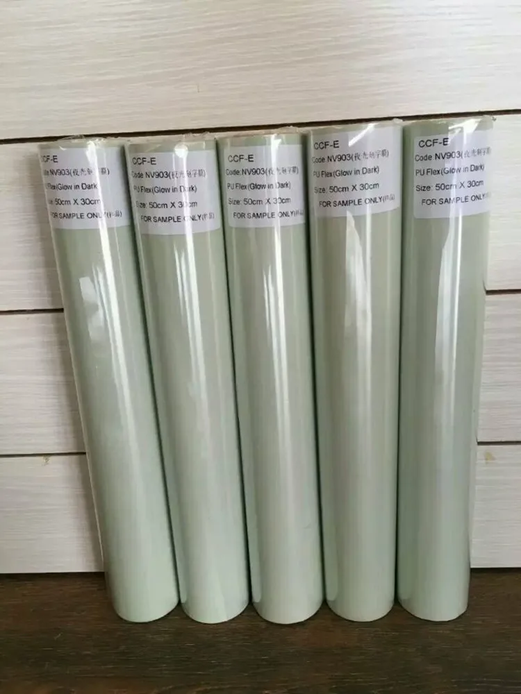 grow in dark Pu flex vinyl film -750