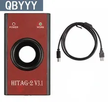 QBYYY Hitag 2 programador transponder Hitag-2 V3.1 HiTag2 v.3.1 programador Hitag2 Chave Ferramenta PIN leitor programador