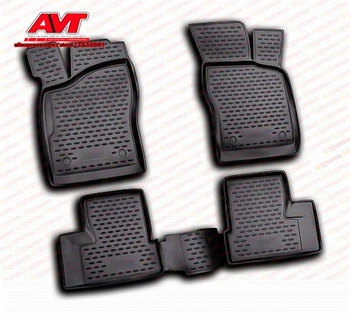 

Floor mats for Daewoo Nexia 2008- 4 pcs rubber rugs non slip rubber interior car styling accessories