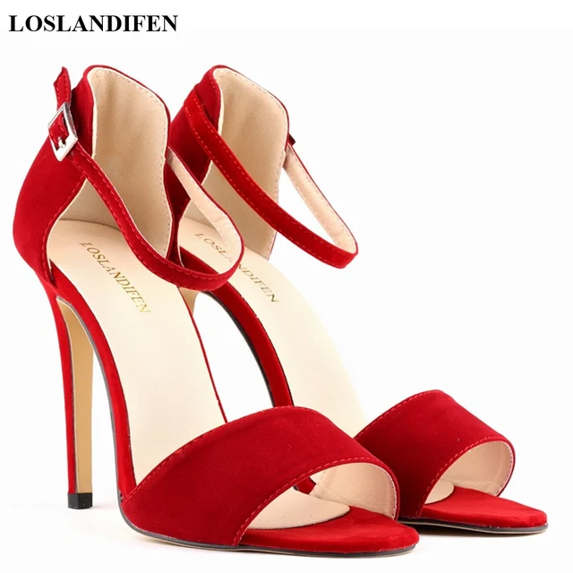 New Arrival European and American Star Style Women's Fashion Solid Flock Skin, Sexy Peep Toe High Heels Cool Sansals for Women