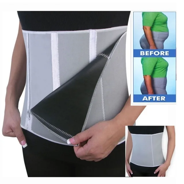 

New Adjustable Sauna Belt Slimming Belt Burner Belly Fitness Body Wrap Cellulite Shaper For Men Women With 5 Zippers Wrap
