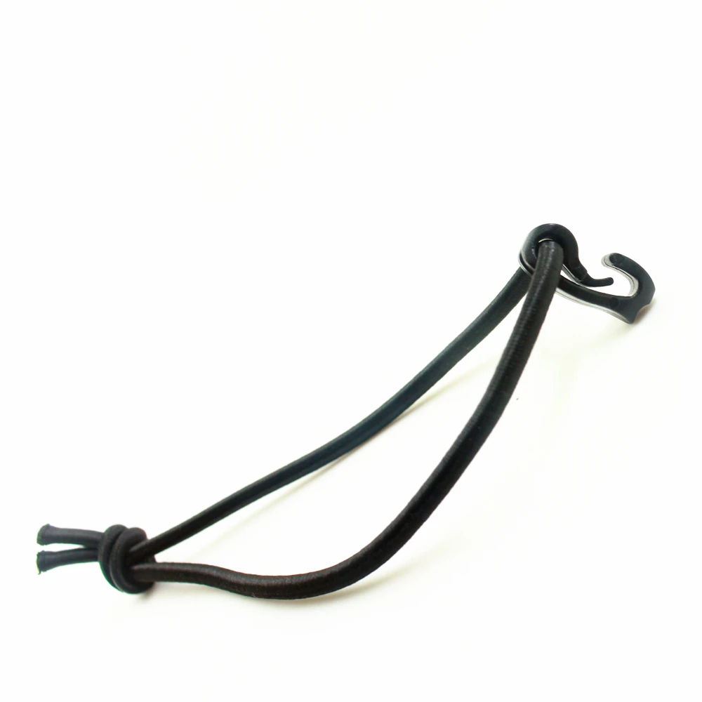 10 шт. кабельные стяжки Эластичный черный нейлон лямки Ремень натяжной шнур с крючок для пряжек расширитель слинг для хранения кабеля
