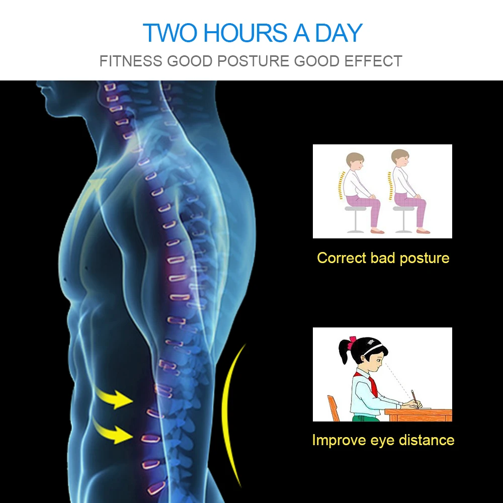 Регулируемый Корректор Осанки Спины поддержка позвоночника бандаж пояс для поддержки плеч и спины коррекция осанки пояс корректирующий для мужчин и женщин