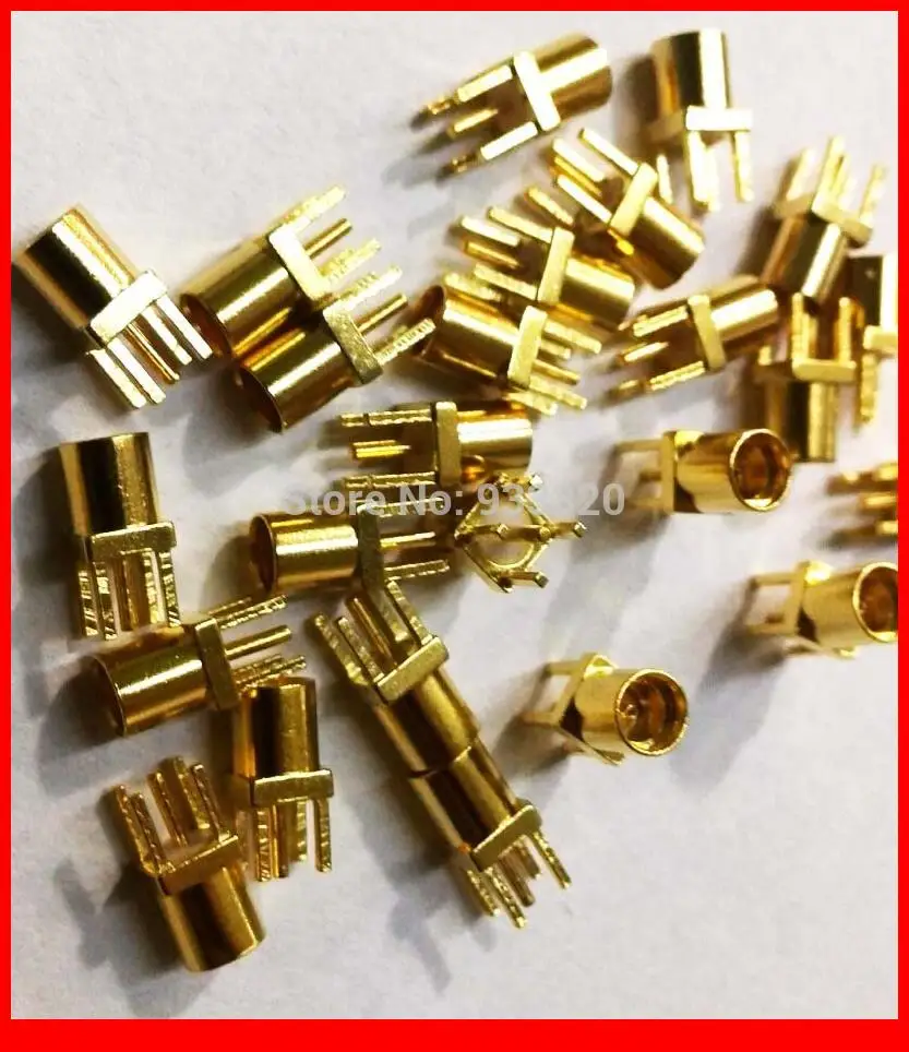 

50pcs/lot 5 Pin MMCX jack Female socket Coaxial Connector Straight connector