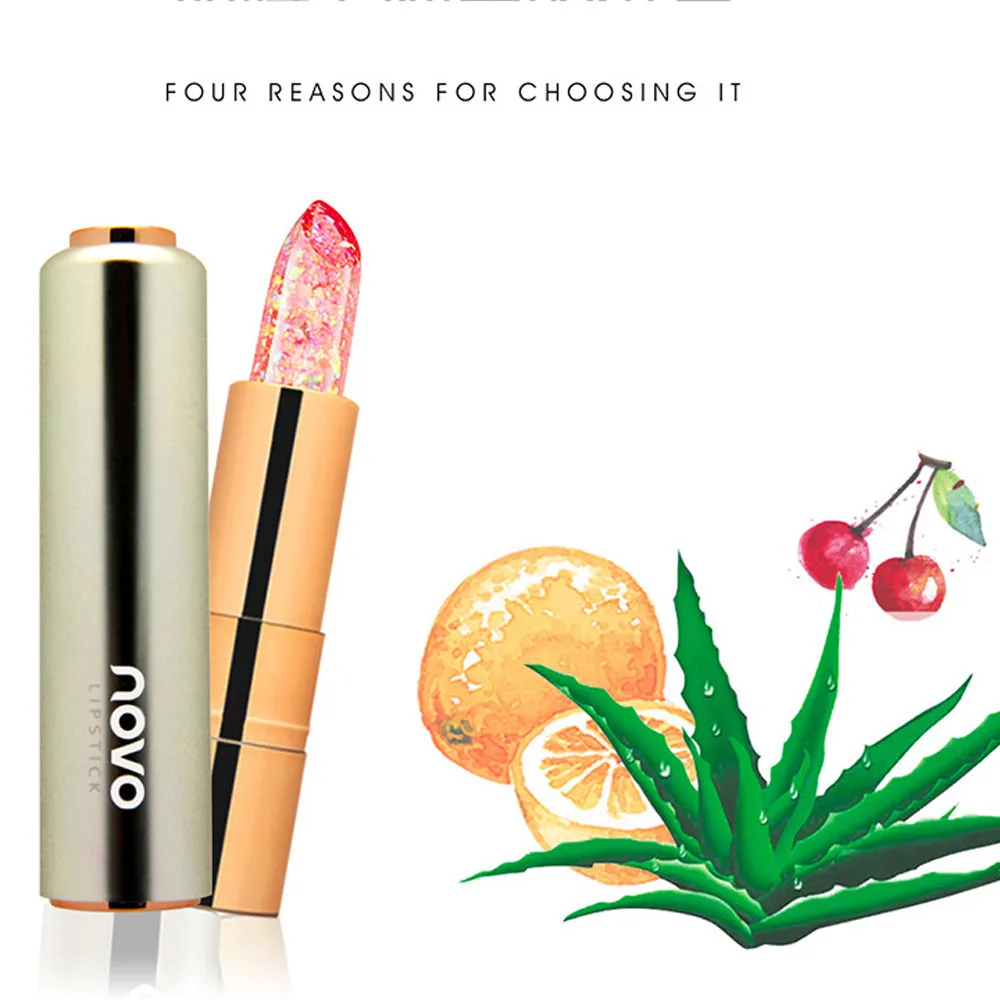 

Non-stick cup Hot Sale Balm Colors Makeup Discoloration Lipstick Jelly Moisturizing Crystal Maquillajes Para Mujer #YL5