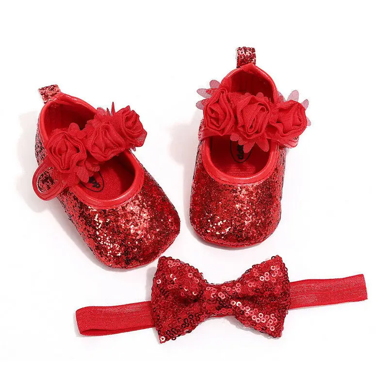 Комбинезон для новорожденного, для маленьких девочек; платье принцессы с бантом обувь противоскользящая мягкая подошва обувь для самых маленьких кроссовки для детей, начинающих ходить; ; Прямая поставка; Лидер продаж