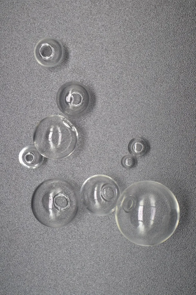 10 шт микс пустой стеклянный круглый шар форма желаний кулон в виде бутылки амулеты DIY флаконы крышка прозрачного стекла глобус пузырь шар кристалл ожерелье