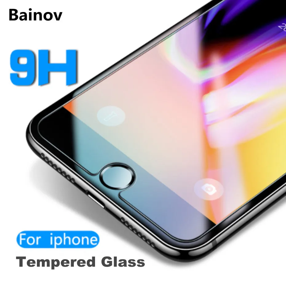 Защитное стекло для iphone 8 7 6 6s X XS XR Max 9h ультратонкое защитное закаленное plus 5S se |