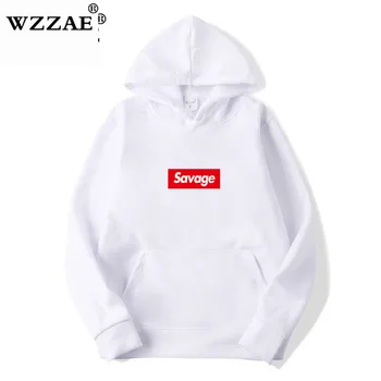 

WZZAE 2019 New 21 Savage Street Wear Wool Cotton Suprem Hoodies Parody No Heart X Savage Hoodie Sweatshirt Men Women Hip Hop