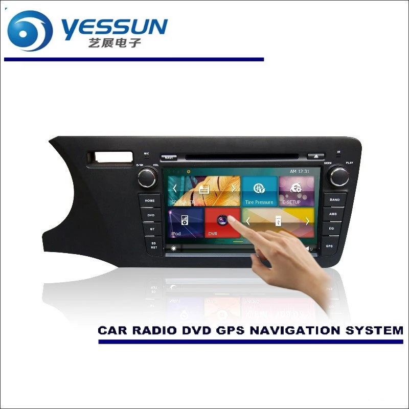 

YESSUN For Honda City LHD 2014~2016 - Car Radio CD DVD Player Amplifier HD TV Screen GPS Map Nav Navi Navigation Audio Video