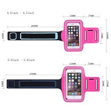 Повязка на руку для размера 4 ''4,5'' 4,7 ''дюймовый спортивный держатель для сотового телефона чехол для MICROSOFT LUMIA TEXET FUJITSU Phone