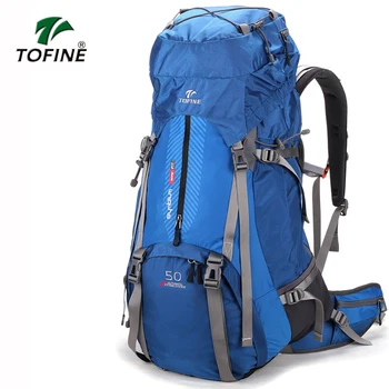 

TOFINE Large Capacity Outdoor Backpack Unisex Travel Multi-functional Climbing Backpack Hiking Camping Rucksacks 60L Camping Bag