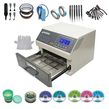 31 шт. 300*250 мм площадь нагрева 962A цифровой программируемый рефлоу печь BGA паяльная станция комплект IC НАГРЕВАТЕЛЬ