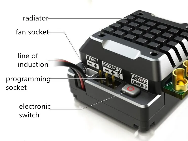 Новая версия SKYRC TS120 бесщеточный датчик ESC поддержка 1/10 серии Мотоцикл Тип для RC автомобиля