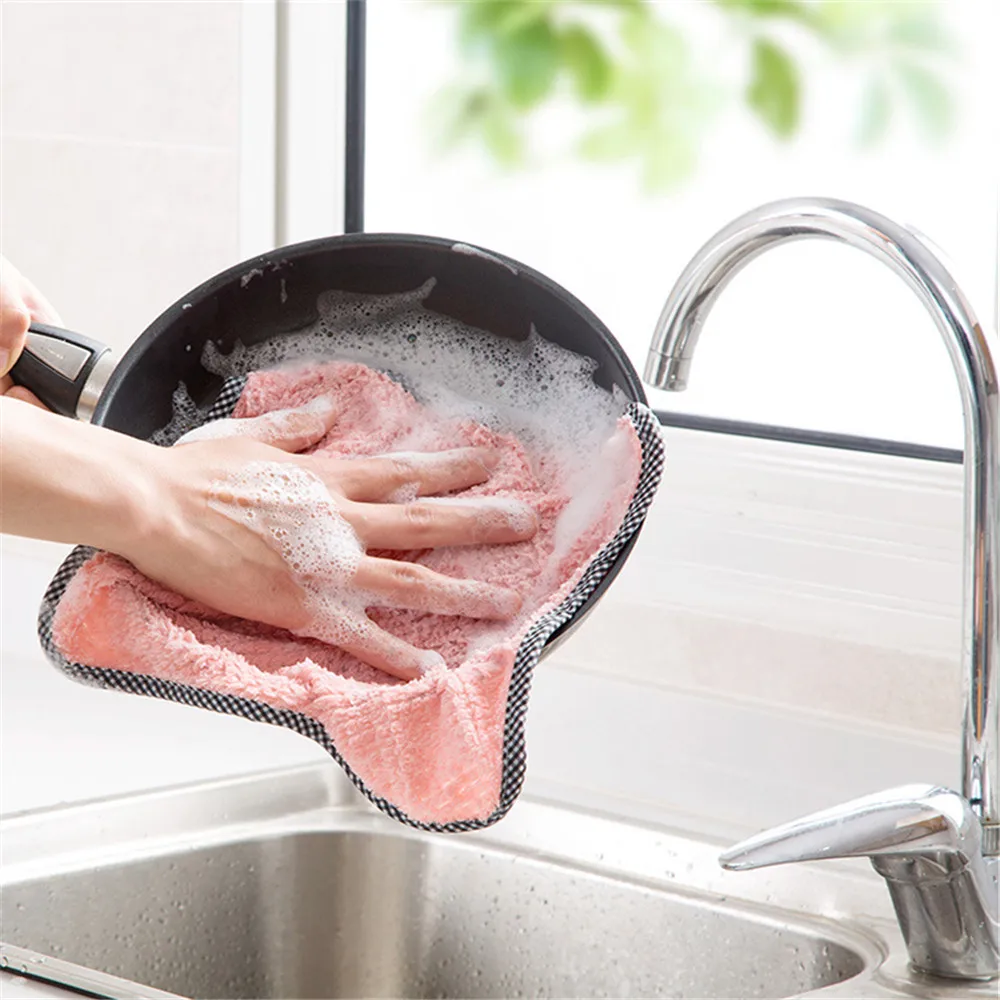 4PCS Household Kitchen Clean Cloth