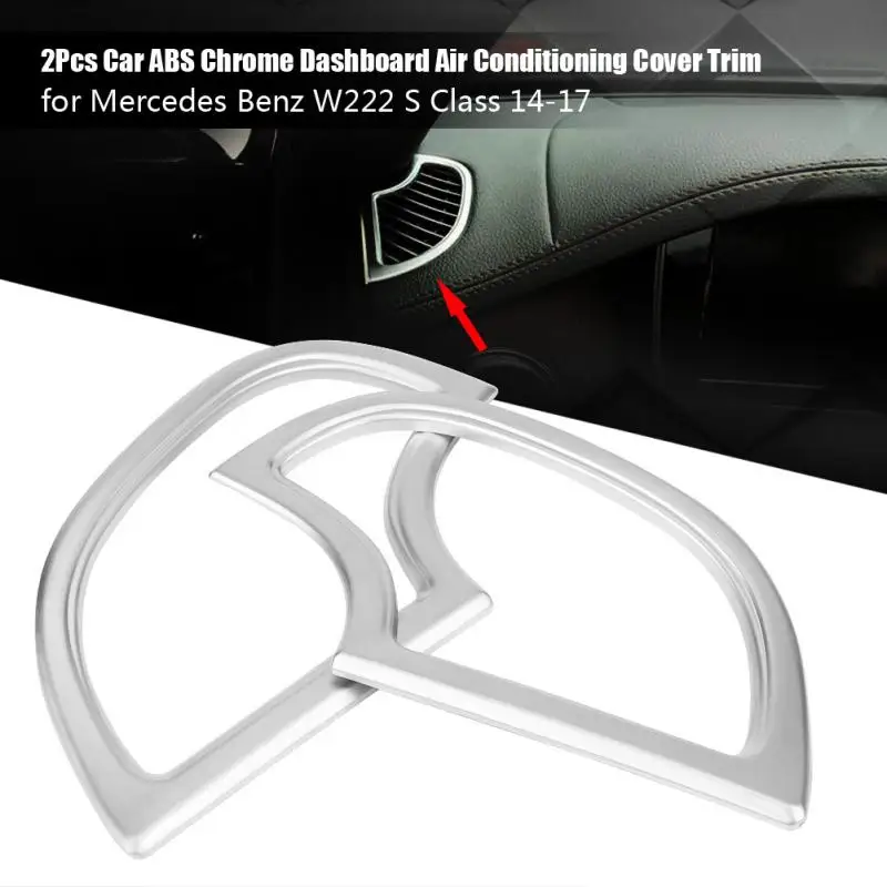 

Rear Air Conditioning Vent Frame Dashboard Air Conditioning Trim for Mercedes Benz W222 S Class 2014 2015 2016 2017