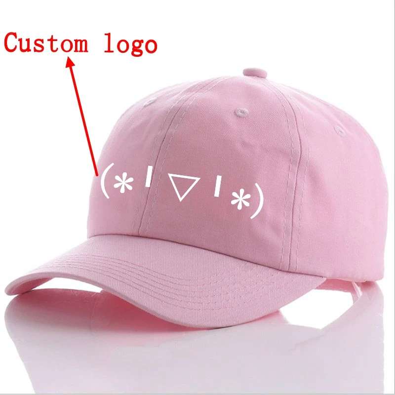 WZCX MOQ10pcs Fashion New Embroidery Logo Custom Letter Baseball Cap Solid Color Unisex Tide Adjustable Adult Cap Hip Hop Cap 2