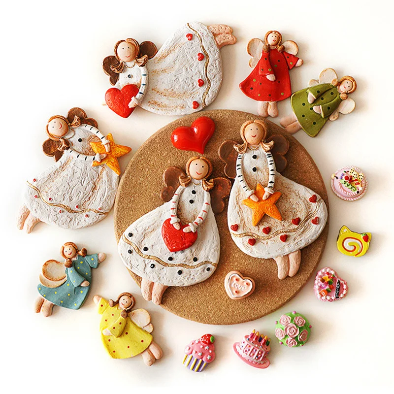 Angel fridge Beauty whiteboard sticker Refrigerator