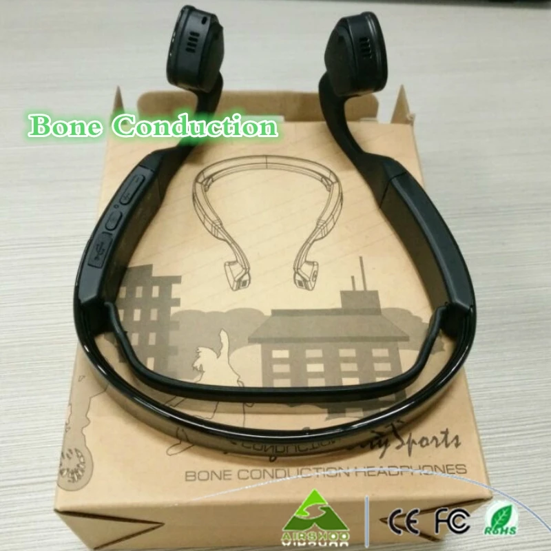 New Original Bone Conduction Headphones Professional Sports Running Cycling Headset Smart Bluetooth Handfree Earphone Free ship
