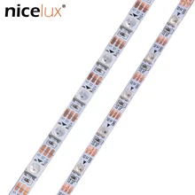 Адресуемый DC5V 0,5 м/1 м/2 м Мини WS2812B Пиксельная Светодиодная лента 4 мм 3535 5 мм 5050 RGB 60 светодиодный s/m WS2812 цифровой светильник SK6812 цвет мечты