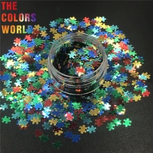 TCT-298 Пазлы формы ногтей Блеск ногтей искусство DIY декоративный гель украшения для тела макияж ручной работы тумблеры домашний декор "сделай сам"