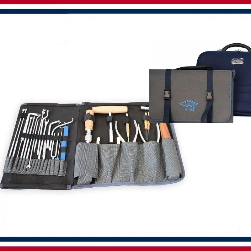 

Piano tuning tools accessories - Piano maintenance tools (26 tools +2 bag) - Piano parts