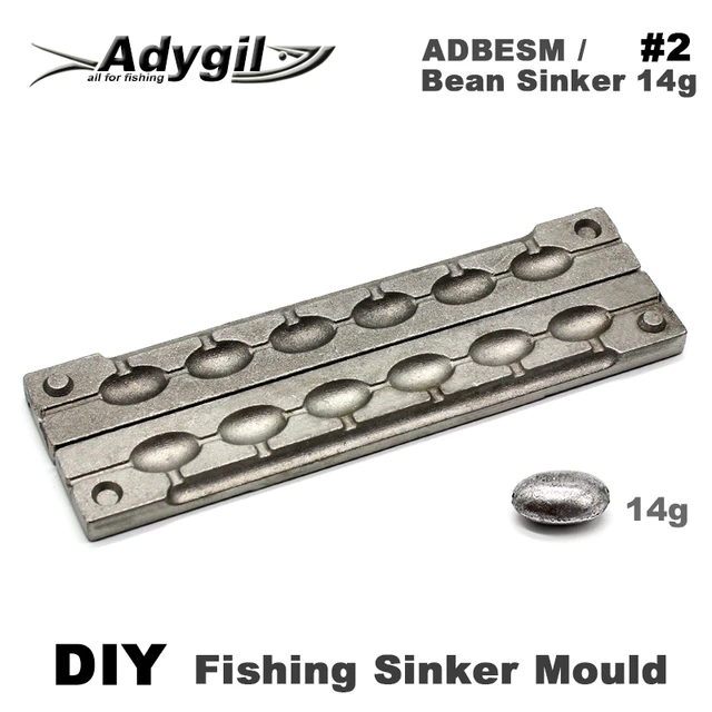 Diy Fishing Ball Sinker Mould  Adygil Sinker Fishing Mould