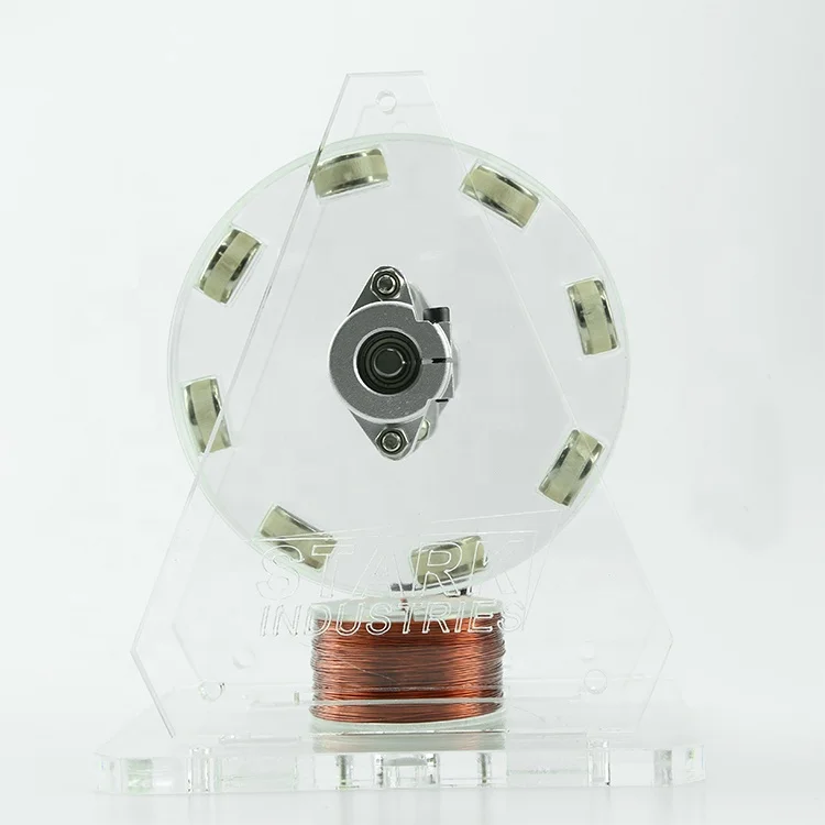 

White Imported High Speed Bearing Pseudo Permanent Disc Motor 24V Brushless dc Bedini Motor