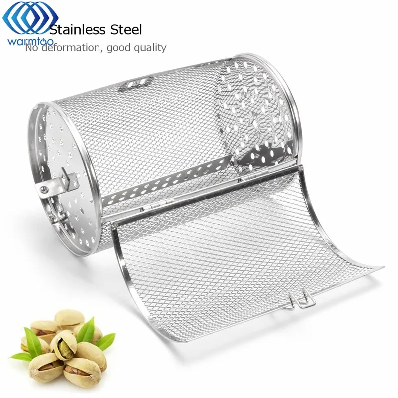 

Coffee Roasters Baking Oven Grilled Stainless Steel Peanut Coffee Roasting Parts Grill Rotisserie Drum Oven Home