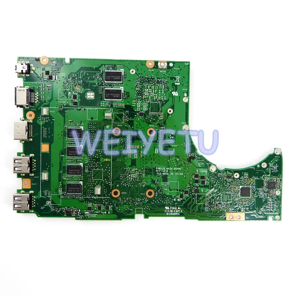 price reduction  K401LB GT940M/2G / I3-5010CPU / DDR3L 4GB RAM Motherboard For ASUS K401L K401LB K401 Laptop Mainboa