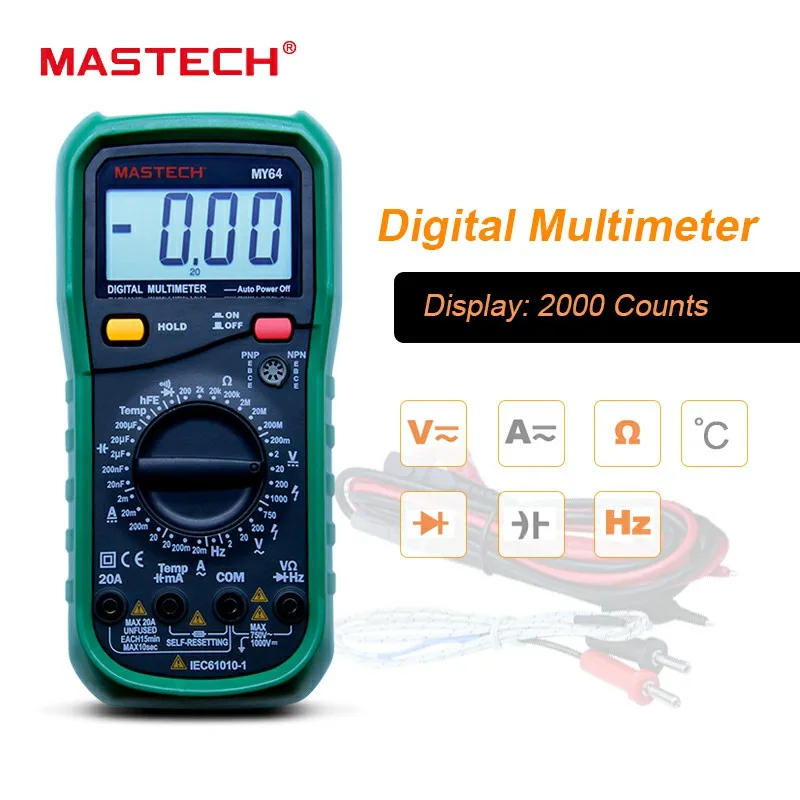 Tester Digitale LC Mastech MY6243 - Misuratore Di Capacità E Induttanza - Foto 10