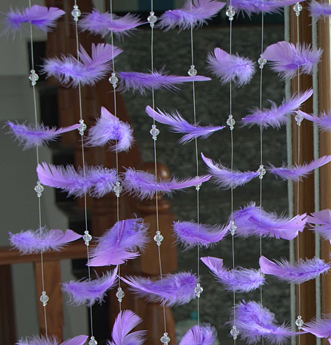Aqumotic habitación divisor Escudo de partición de interior decoración pantalla plegable 5 pc pluma pared divisor Feng Shui de Cortina de cristal Aqumotic habitación divisor Escudo de partición de interior decoración pantalla plegable 5 pc pluma pared divisor Feng Shui de Cortina de cristal