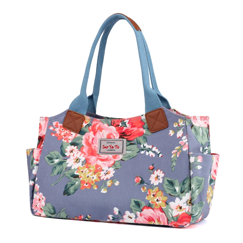 Женская сумка тоут Bolsos mujer de marca famosa повседневные женские сумки с цветами большие