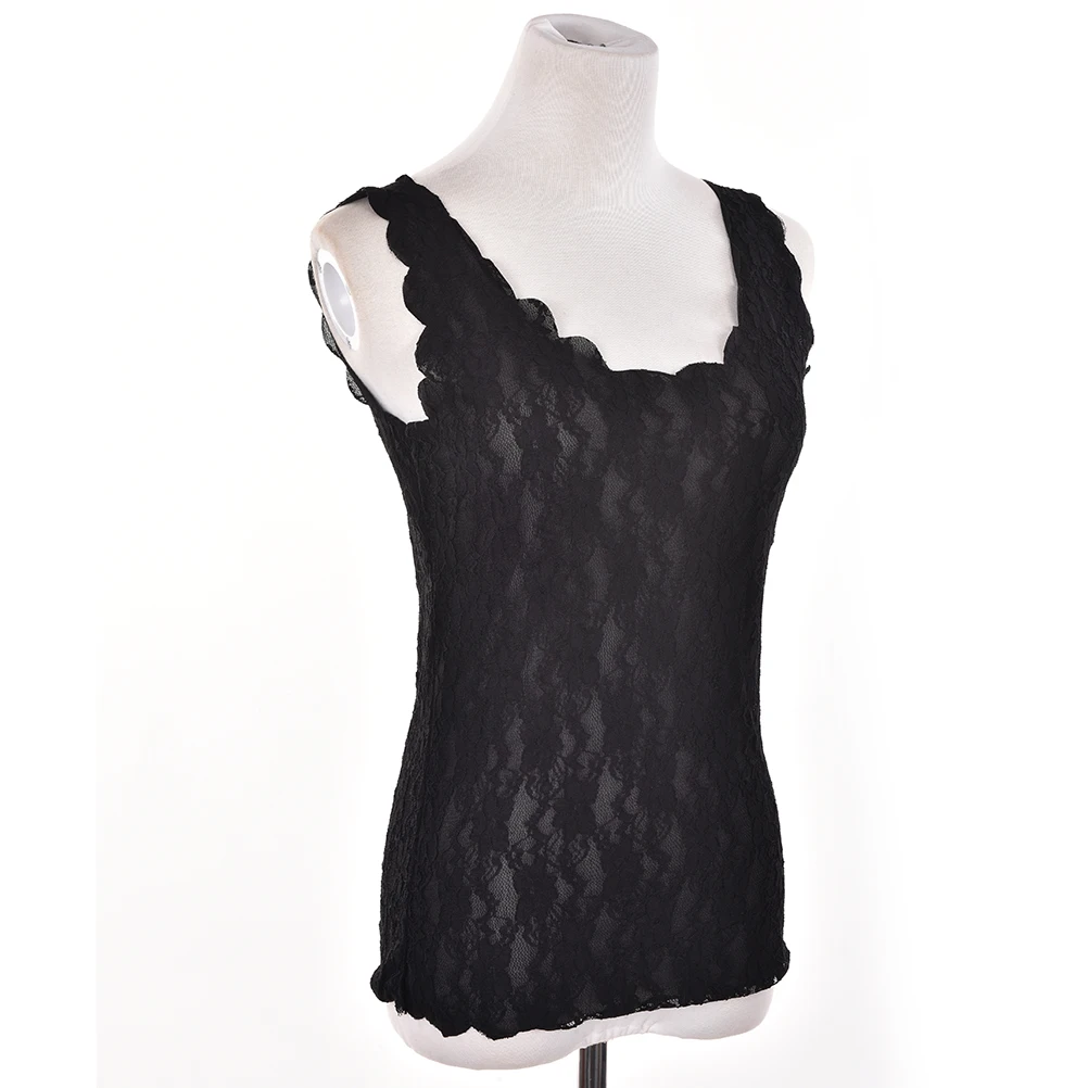

Fashion Sexy Women Lace Tank Tops Vest Causal Sleeveless Crochet Slim Vest Fitness Camisetas Crop Top