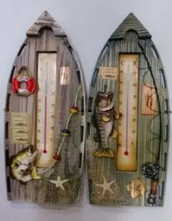 European style Wall Decoration with Thermometer, Boat ...