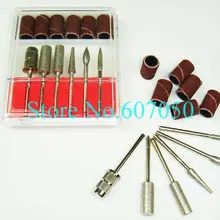 Наиль сверла набор, шлифовальные ленты для ногтей, маникюр сверла набор, шлифовальный барабан, электрические сверла, ногтей Электрический файла