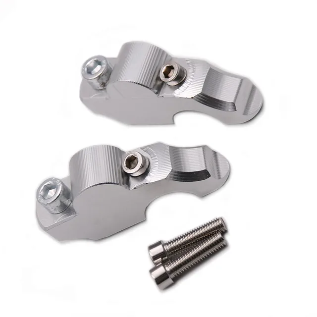 Motorcycle 28mm Handle Bar Clamp Raised Extend Handlebar Mount Riser