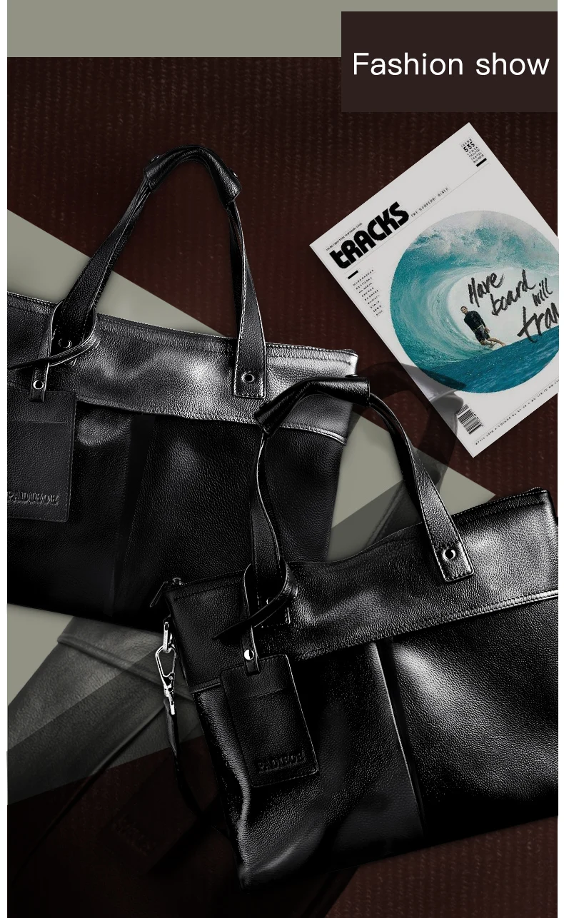 2017 Для мужчин сумка padieoe Дизайн Для Мужчин's Портфели Пояса из натуральной кожи 14 "портфеля ноутбук сумка Роскошные сумка для мужской Crossbody