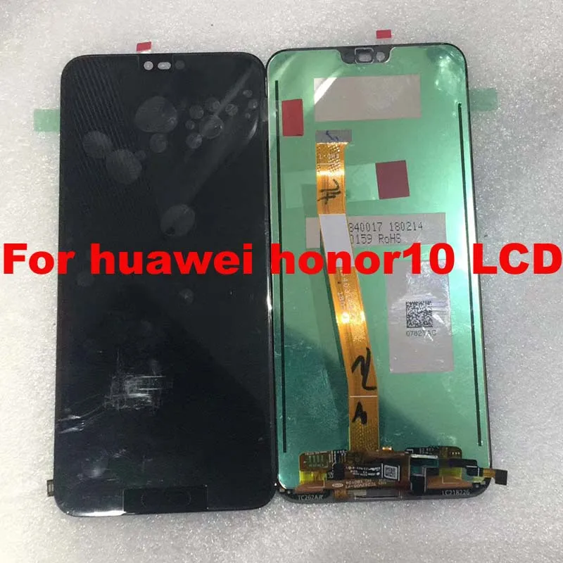 

100% Tested OK 5.84 For Huawei Honor 10 honor10 Full LCD Display+Touch Screen DIgitizer Assembly Parts Original LCD