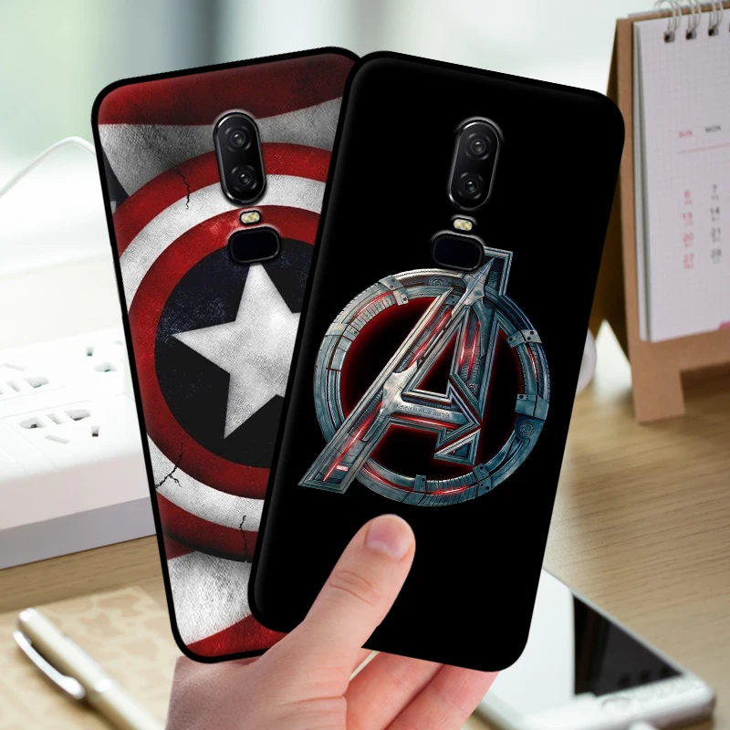 Чехол mosirui для One plus 6 силиконовый чехол мягкая оболочка задней панели комиксов